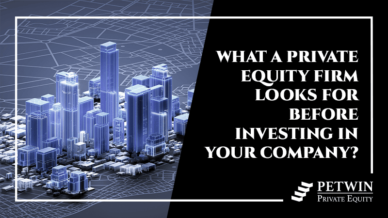 What A Private Equity Firm Looks For Before Investing In Your Company?